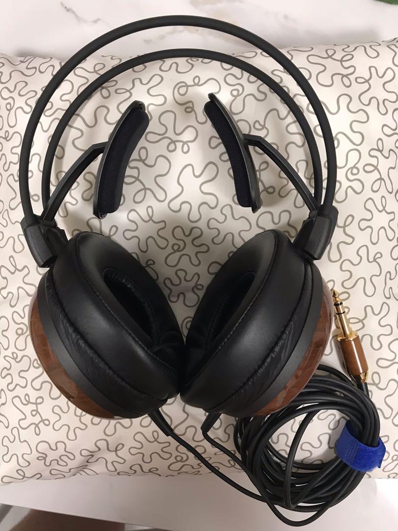 錢三角木殼耳機Audio Technica ATH-W1000Z, 興趣及遊戲, 音樂、樂器 
