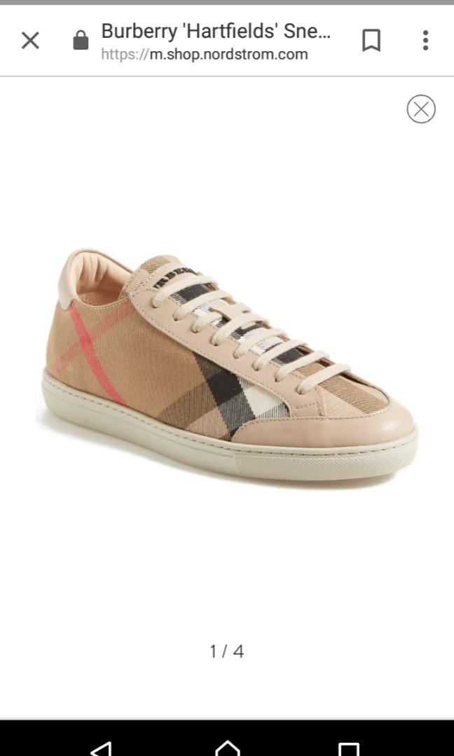REPRICED RUSH Authentic burberry Hartsfield sneakers. 38