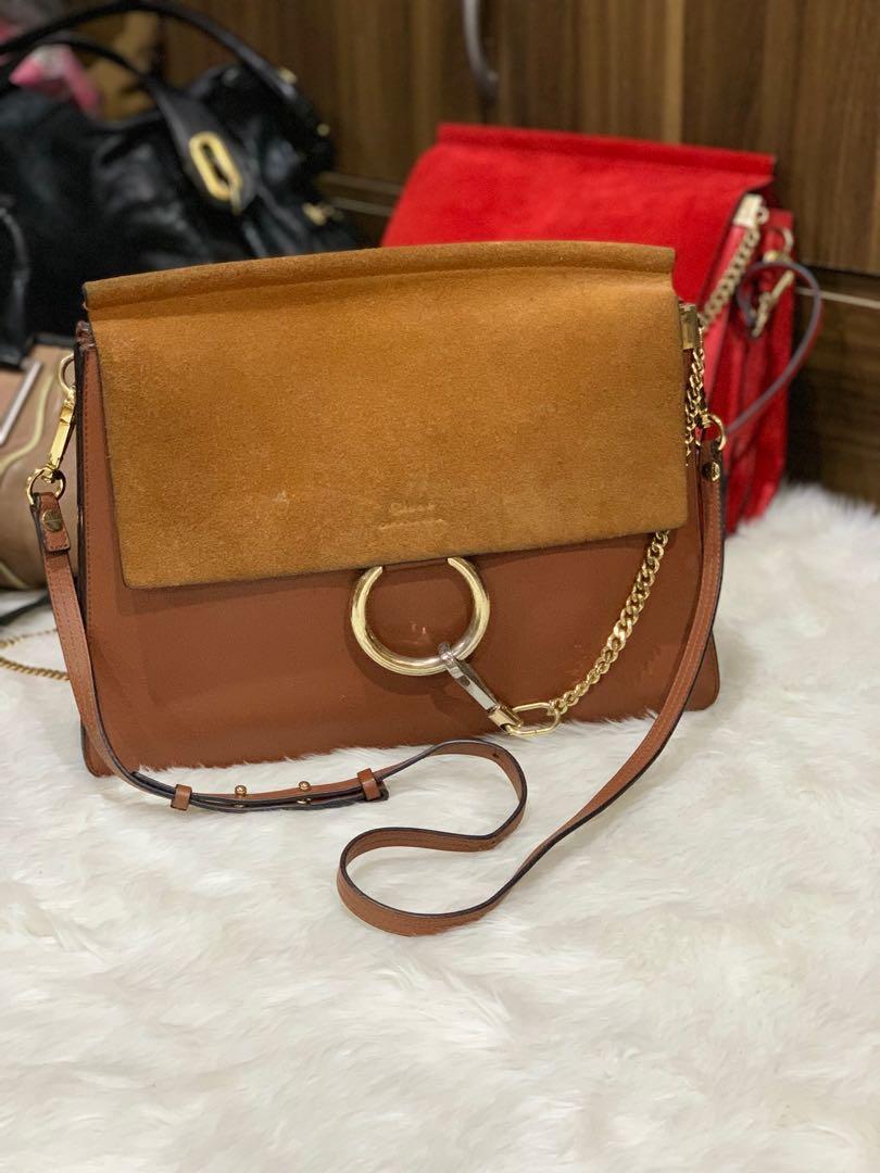 Authentic Chloe Faye Brown Large (Category: Luxury Bags & Wallets) located in Tuguegarao City. Submitted by bag.lover. (Listing ID 282610694, Image 1). Description: Authentic Chloe Faye Brown Large In Good Condition 👌🏻Gold Hardware (Not faded) 👌🏻Clean in & out(looks new ang interior 👌🏻Holo and Serial attached ❗️with generic dustbag.