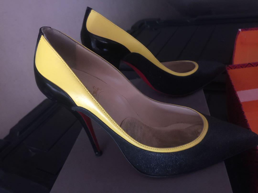 Authentic Christian Loboutin (Category: Luxury Apparel) located in Cebu City. Submitted by sellall (Listing ID 282513287, Image 2). Description: Size 6, petite No inclusions Good used condition .