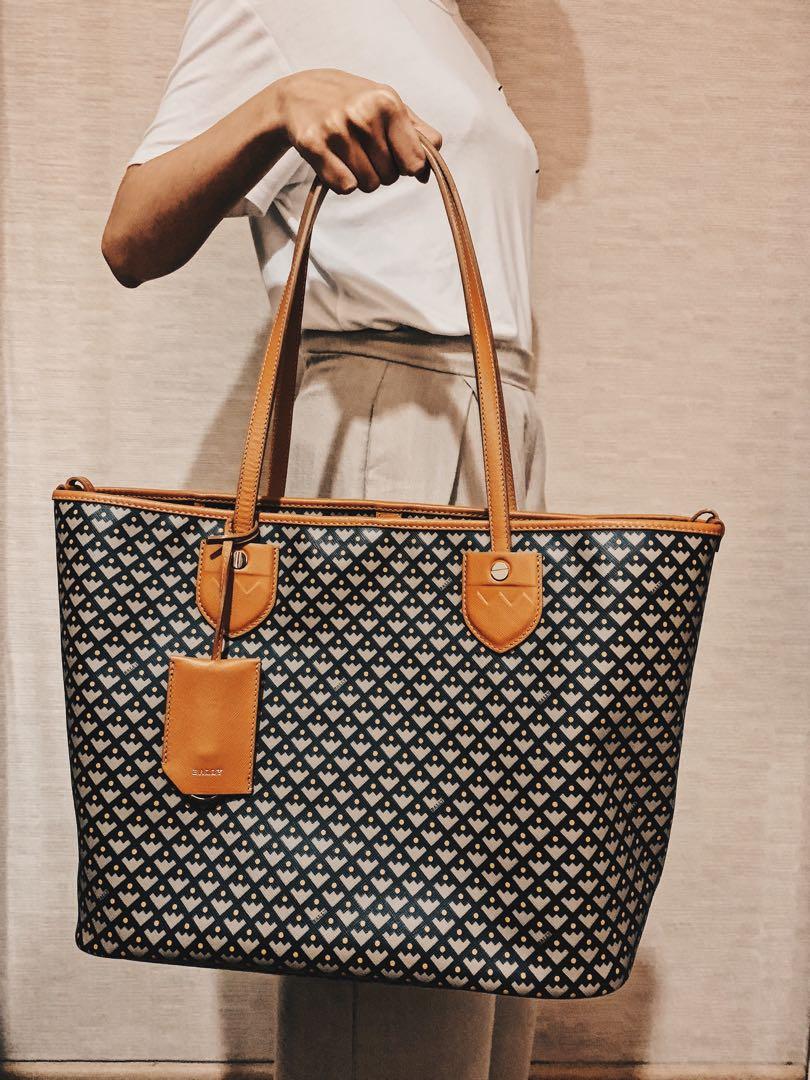 Bally Bernina Tote Bag (Large), Fesyen Wanita, Tas & Dompet di Carousell