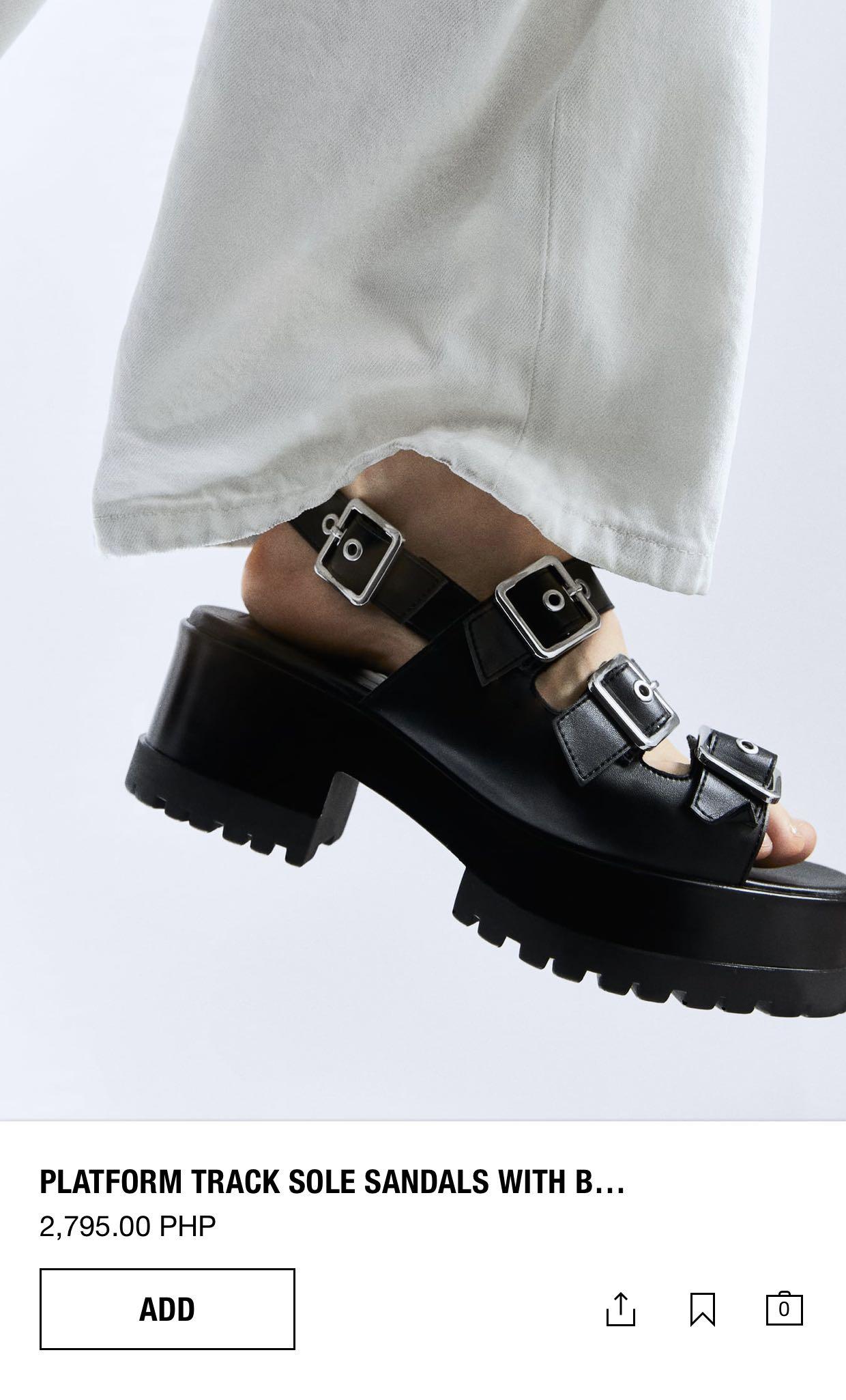 Zara chunky sandals sale