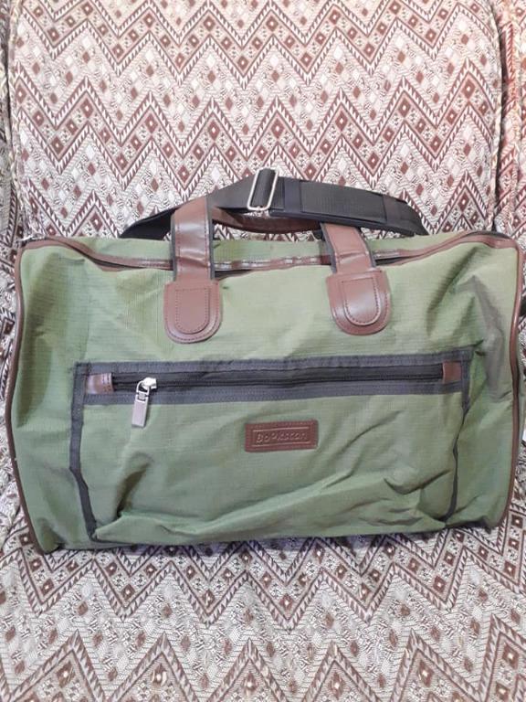 green travel bag