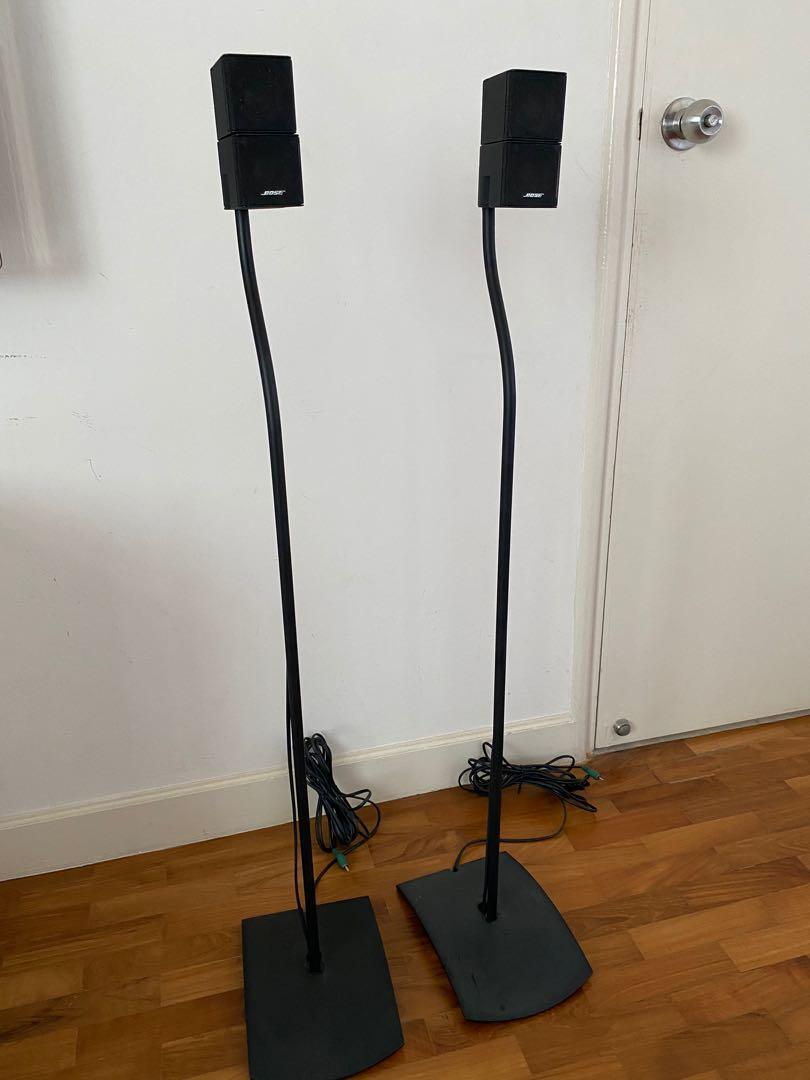 Bose jewel cube speaker stand and speakers, Audio, Soundbars, Speakers