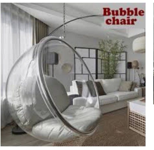Chic Hanging Bubble Chair Furniture Tables Chairs On Carousell There's nothing quite like a cool hanging chair to bring a statement into your favorite hang one on your porch and swing to the summer breeze, or prop one up in your living.
