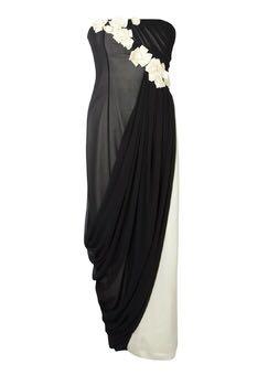 Coast black and white maxi dress discount