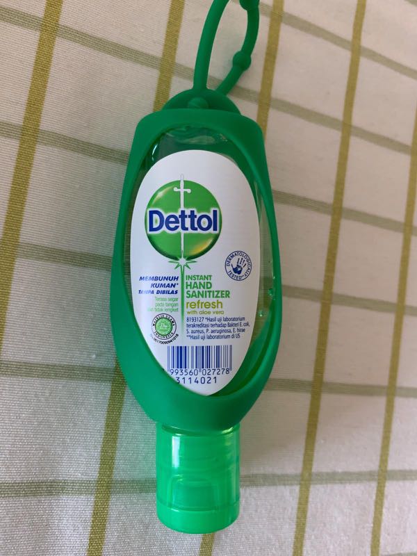 Dettol sanitizer with holder, Beauty & Personal Care, Sanitisers