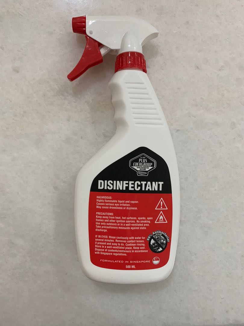 Disinfectant Spray (500ml) Isopropyl Alcohol 70, Furniture & Home