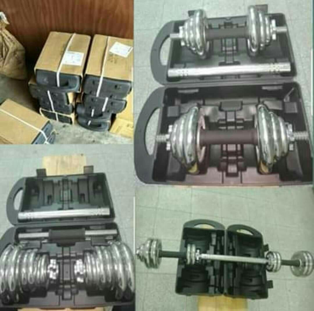 Dumbbell convert to barbell, 體育器材, 健身用品, 舉重和啞鈴在旋轉拍賣