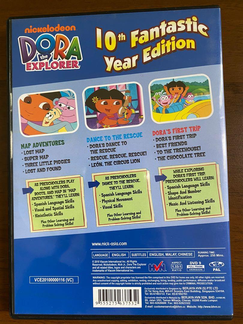 Children’s Dvd - Dora The Explorer 10th Fantastic Year Edition (vol 1 B82