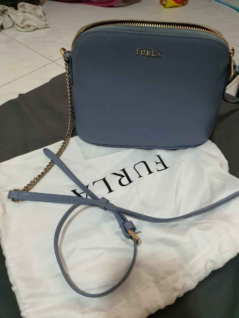 Furla miky discount leather crossbody bag