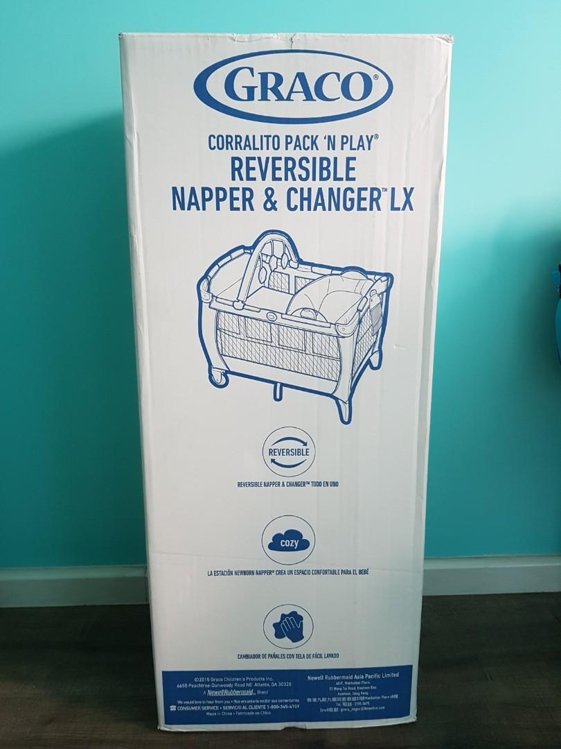 graco corralito pack n play reversible napper and changer lx