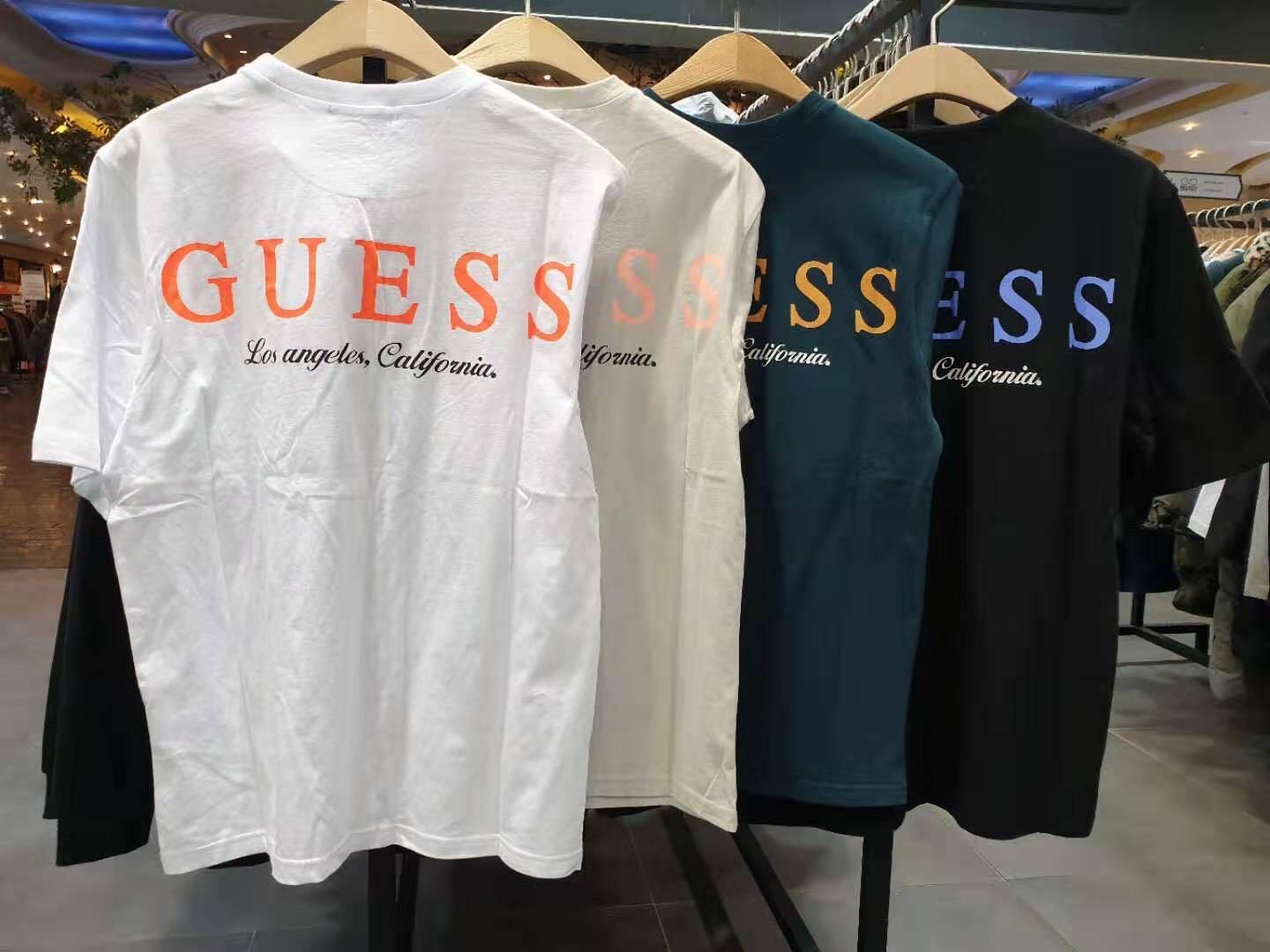 guess t shirt backprint