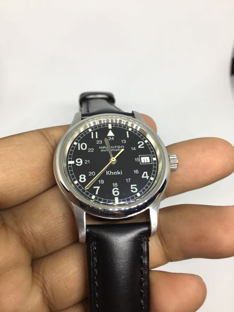 Hamilton Khaki Field Automatic Watch Unisex Men S Fashion Watches On Carousell