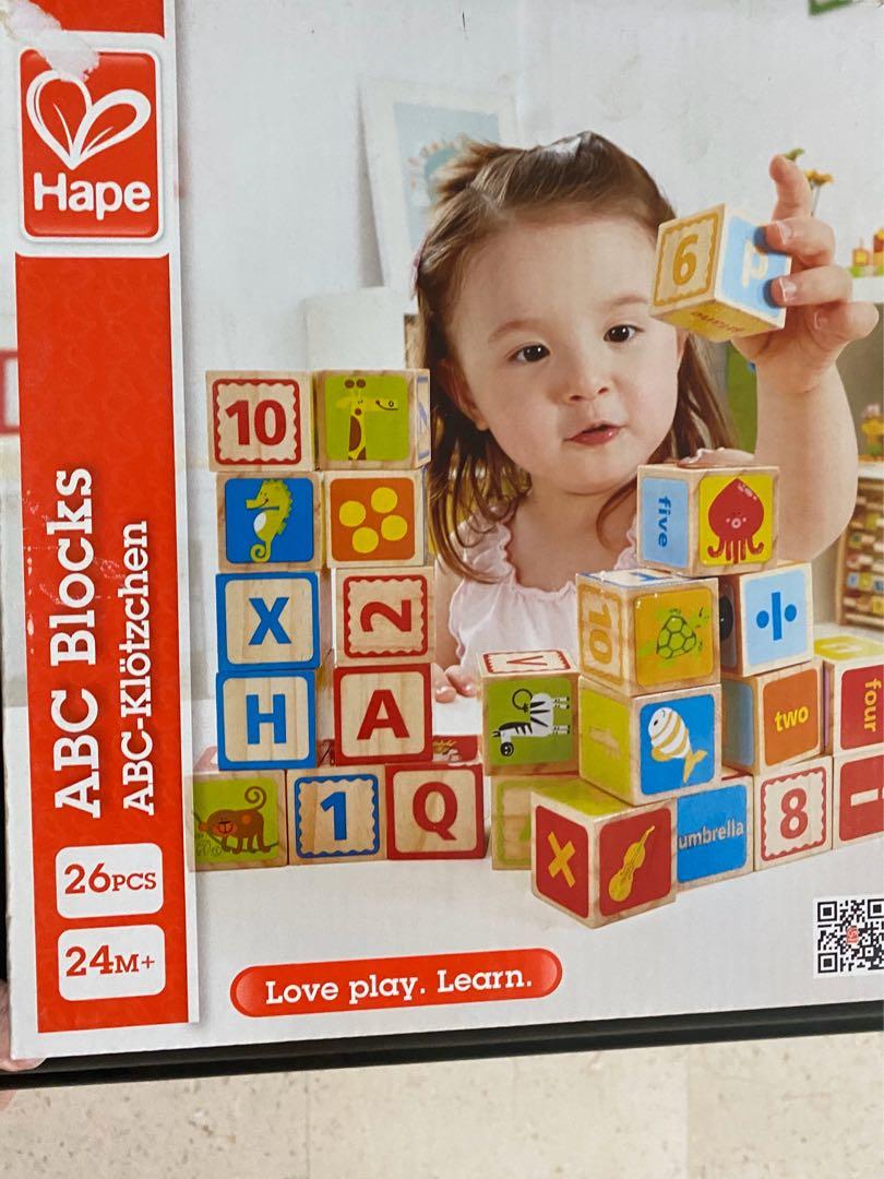 hape abc blocks