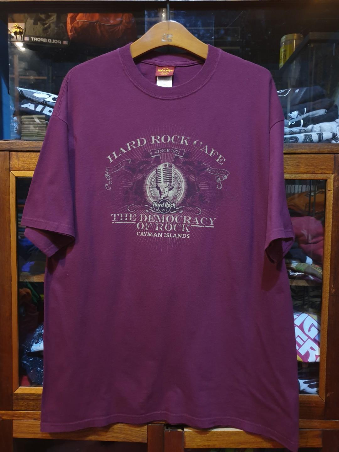 Hard Rock Cafe Cayman Islands Tshirt, Men's Fashion, Tops & Sets ...
