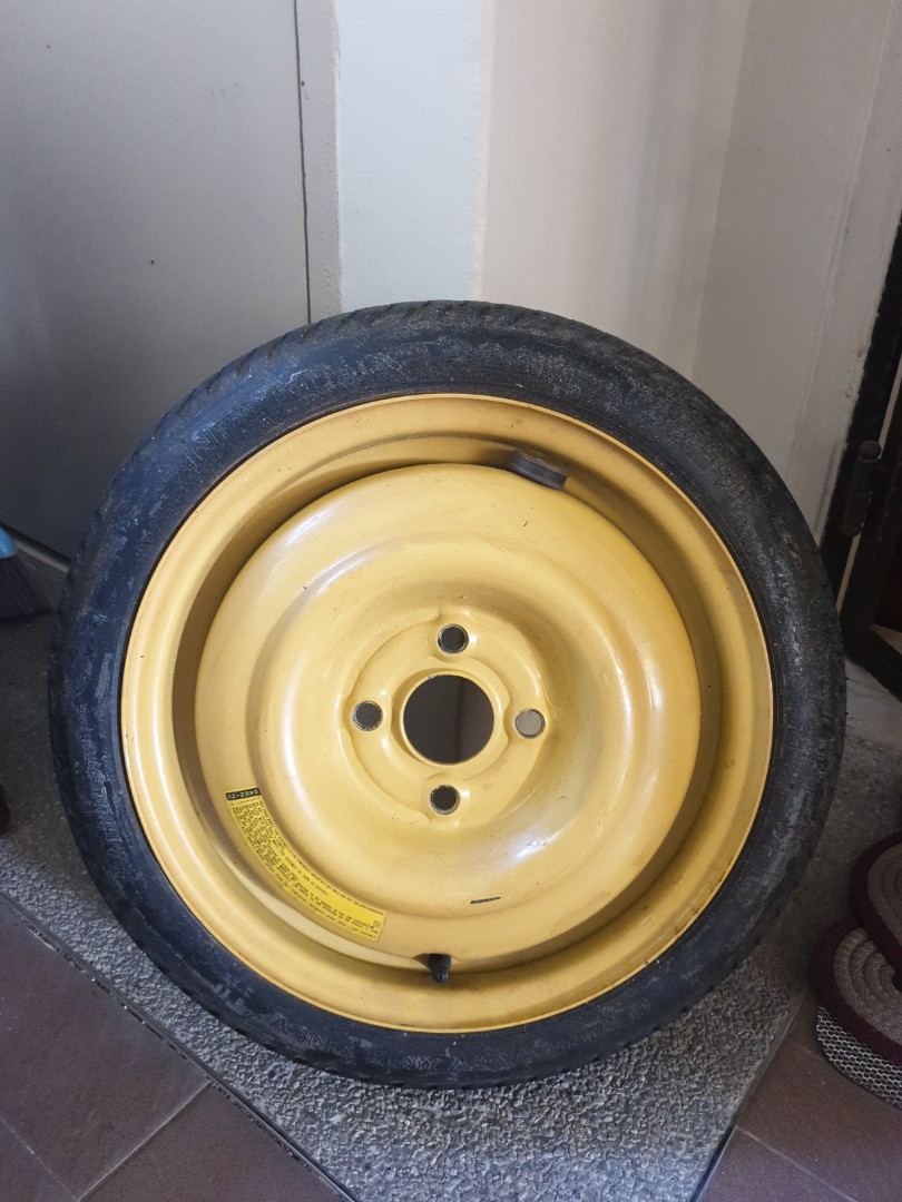 Honda Jazz spare tyre, Car Accessories, Tyres & Rims on Carousell