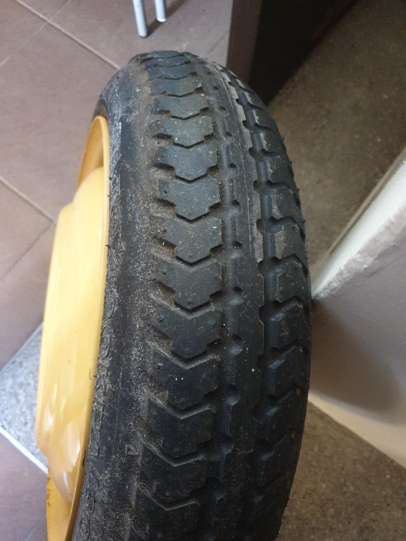 Honda Jazz spare tyre, Car Accessories, Tyres & Rims on Carousell