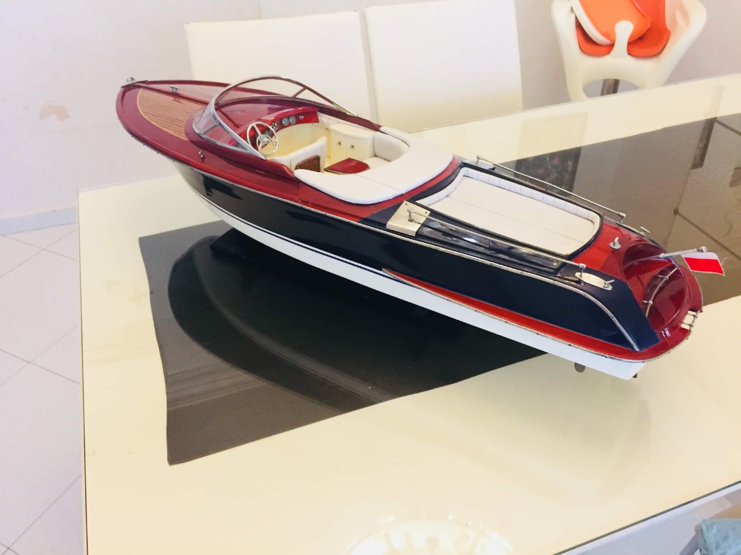 Italian Rama Wooden Model Boat, Furniture & Home Living, Furniture ...