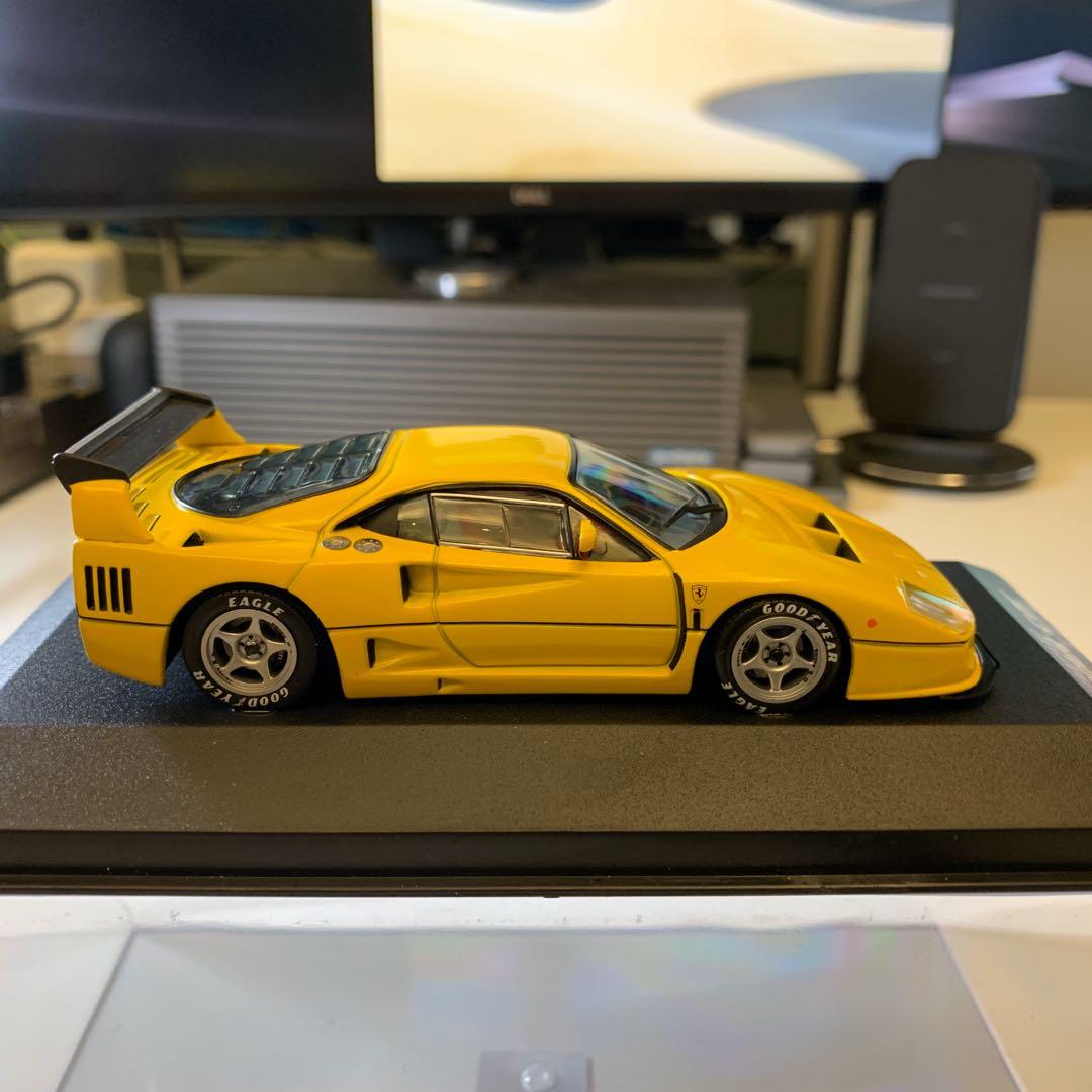 IXO Ferrari F40 Competizione 1990 Yellow 1/43, 興趣及遊戲, 玩具