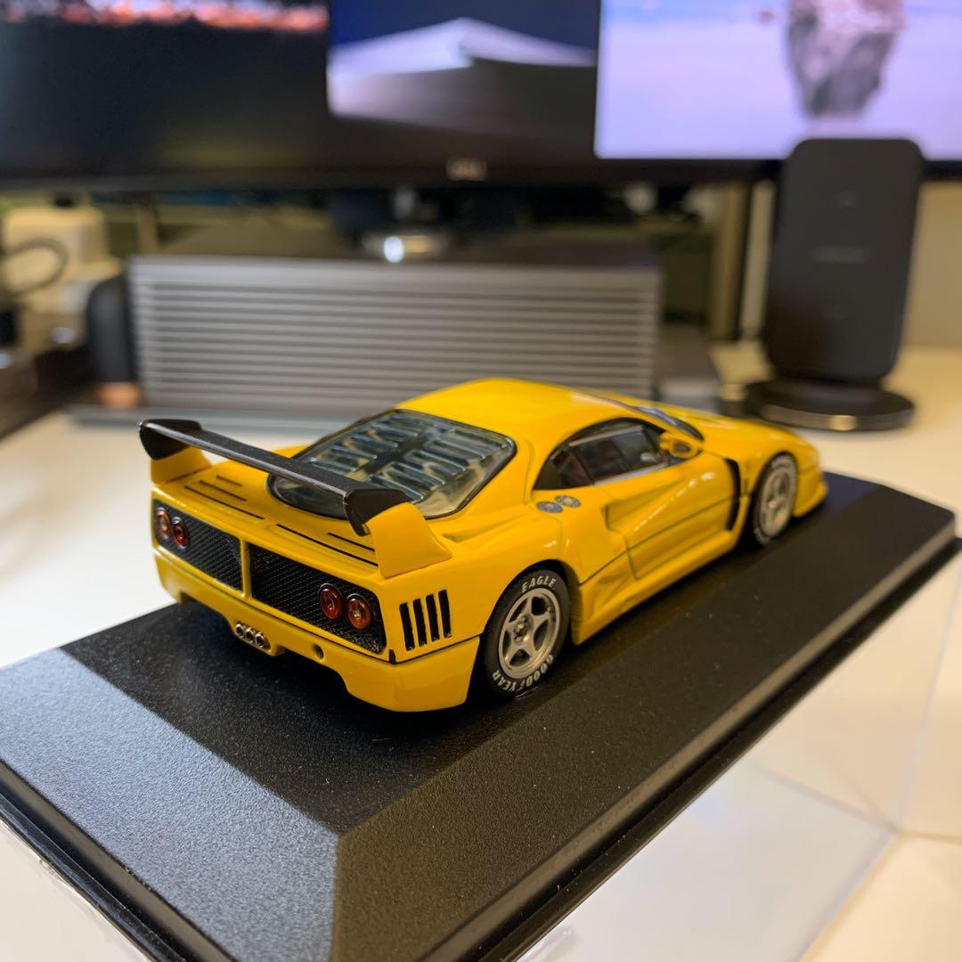 IXO Ferrari F40 Competizione 1990 Yellow 1/43, 興趣及遊戲, 玩具