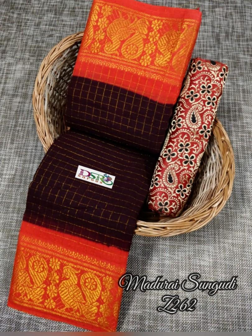 Pure cotton madurai Sungudi sarees - Nishalika