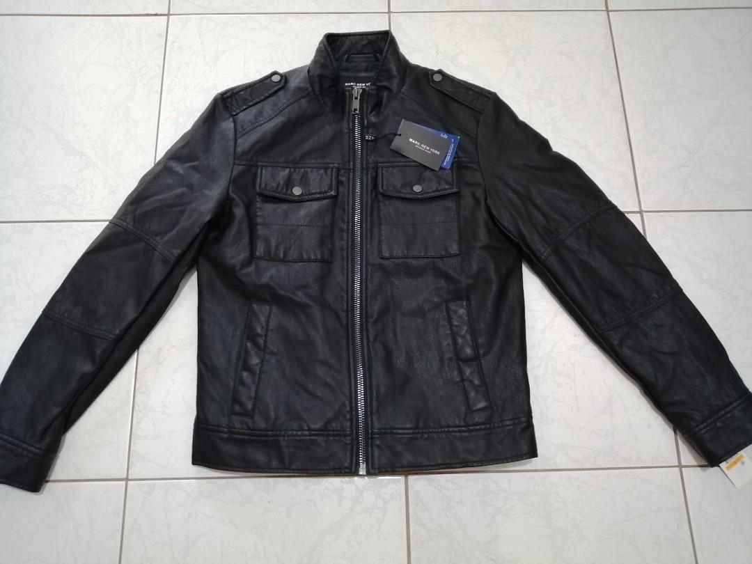 Andrew marc bruckner faux leather jacket best sale