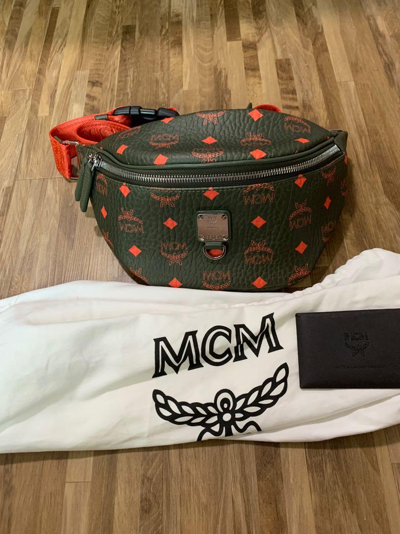 MCM Winter Moss Belt Bag Small