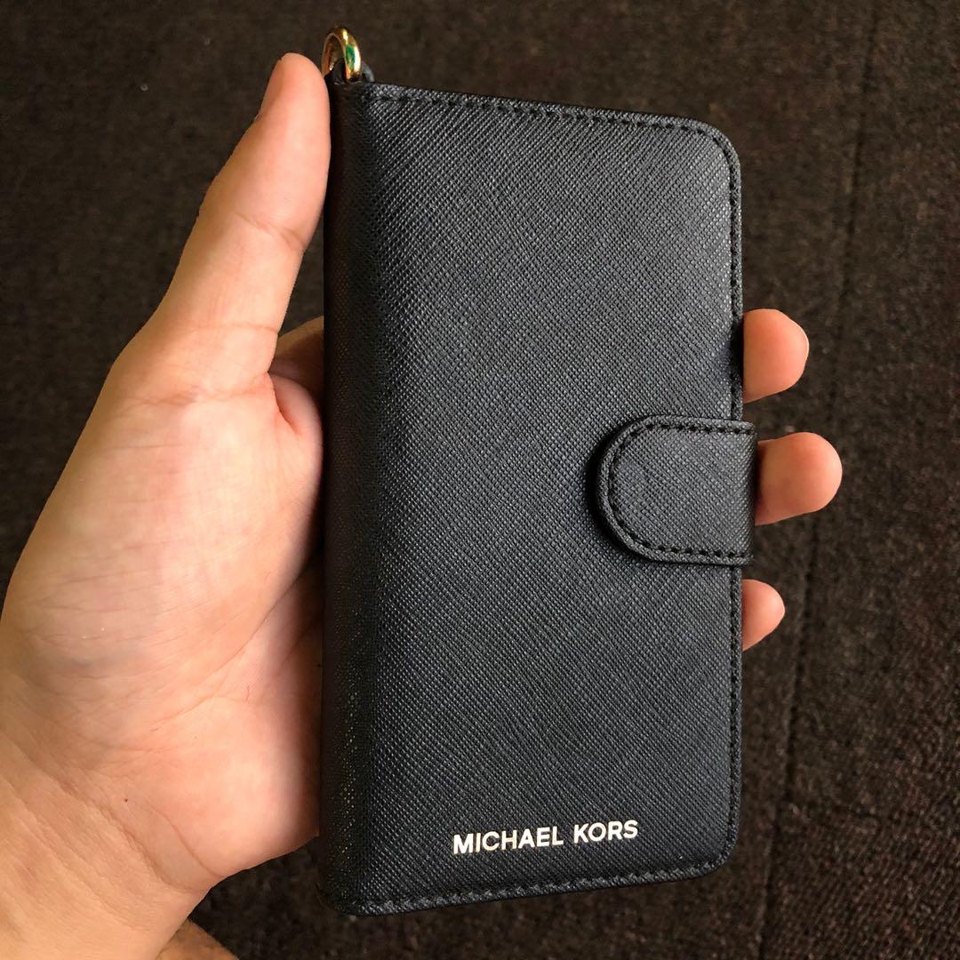 Michael Kors iphone 7 leather case, Mobile Phones & Gadgets, Mobile &  Gadget Accessories, Cases & Sleeves on Carousell