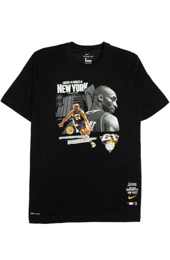Nike Kobe Bryant Iconic Moments MSG 61 Points T-Shirt LA Lakers ...