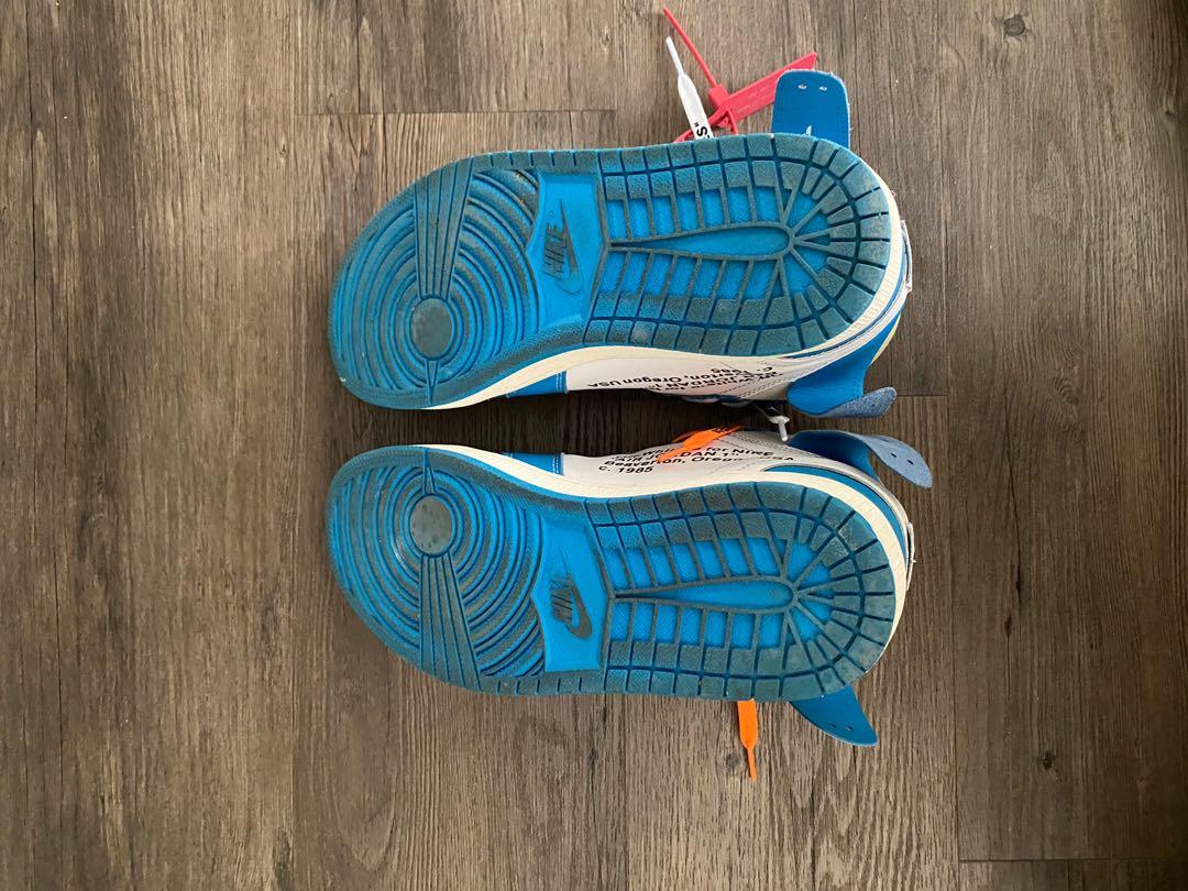 off white x air jordan 1 retro high unc