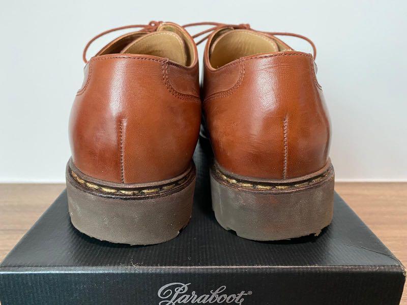 Paraboot Chambord Marron colour with shoe box UK7.5 (7成新), 男裝 