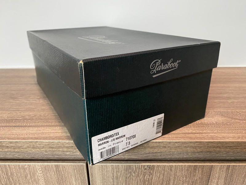 Paraboot Chambord Marron colour with shoe box UK7.5 (7成新), 男裝 