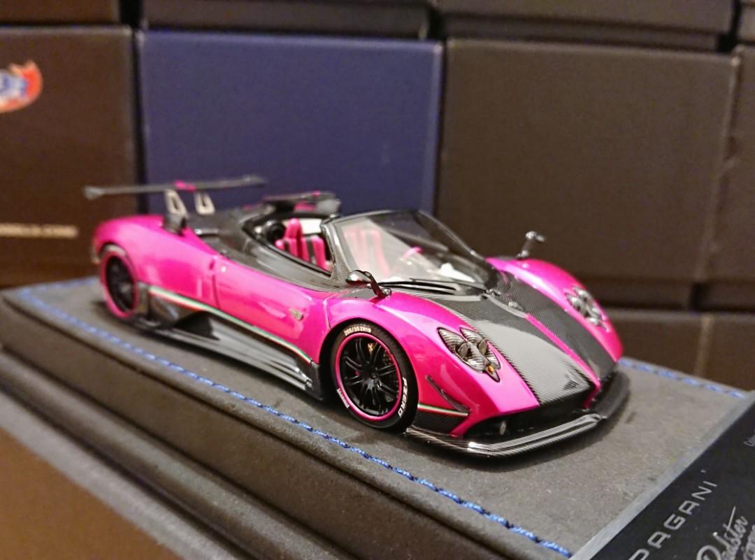 Peako 1/43 Pagani Zonda Cinque Roadster (flash pink) (Special Make