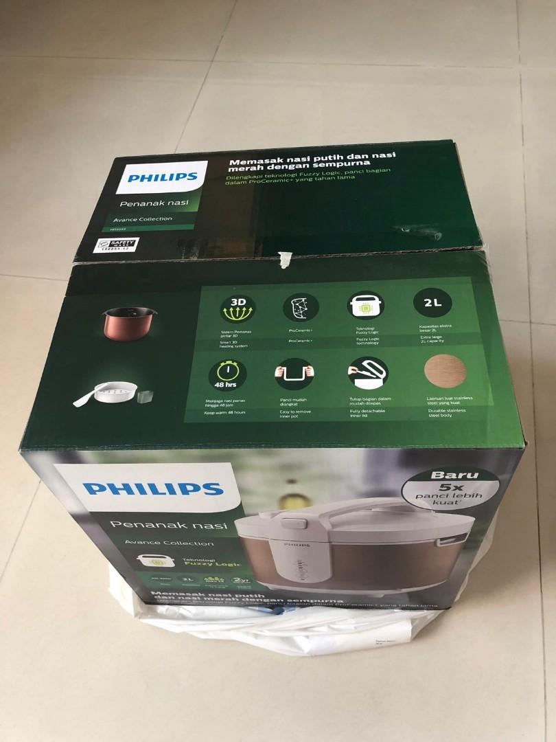 Philips HD3053/62 Viva Collection 1.8L Digital Rice Cooker, TV & Home