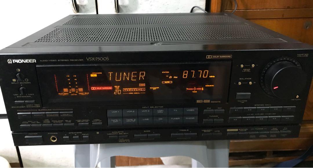 Pioneer VSX7500S 擴音器 hifi, 音響器材, Soundbar、揚聲器、藍牙喇叭、耳擴 Carousell