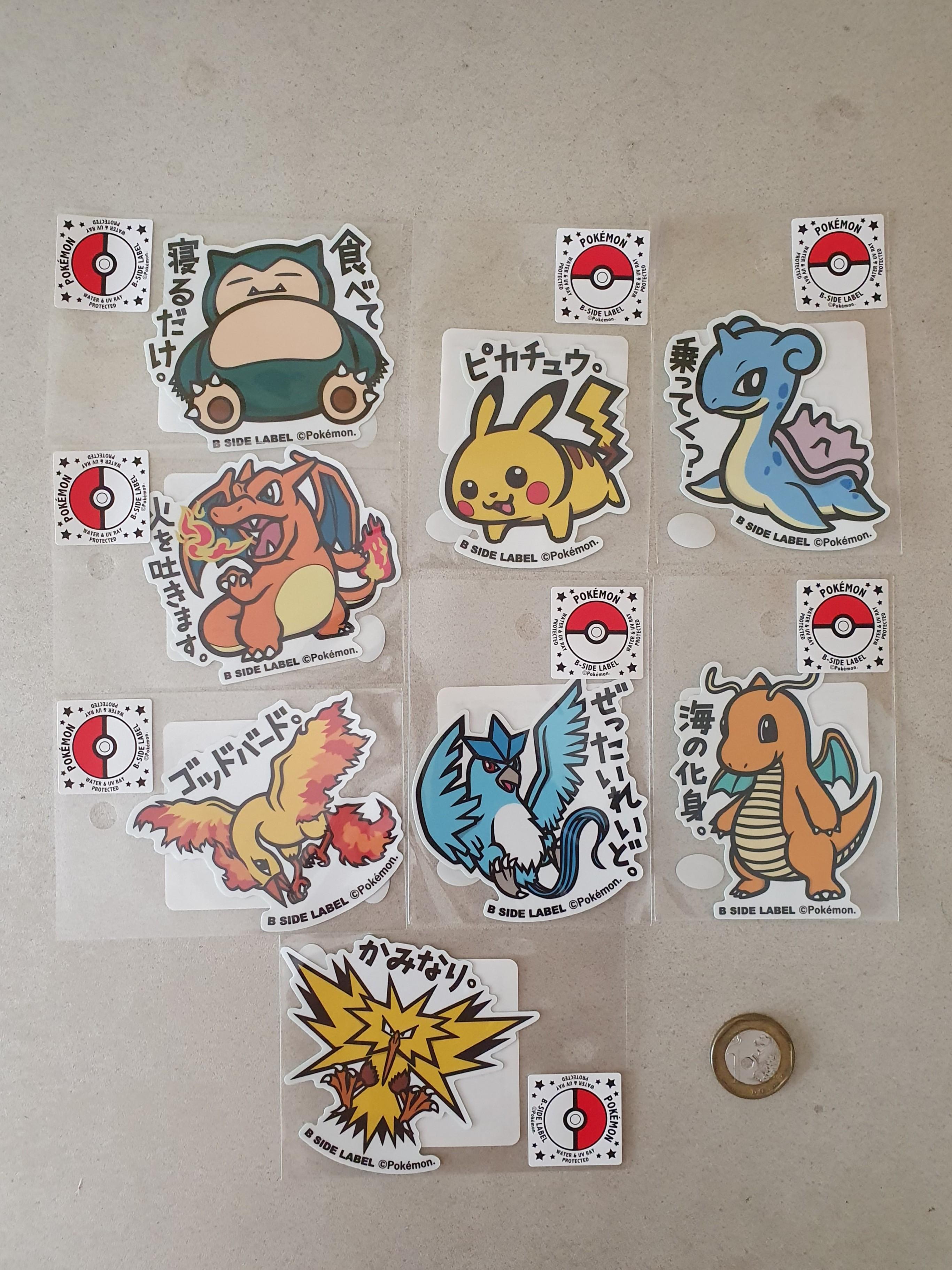 Exclusive Pokemon sticker 🇯🇵 , Hobbies & Toys, Stationery & Craft, Art