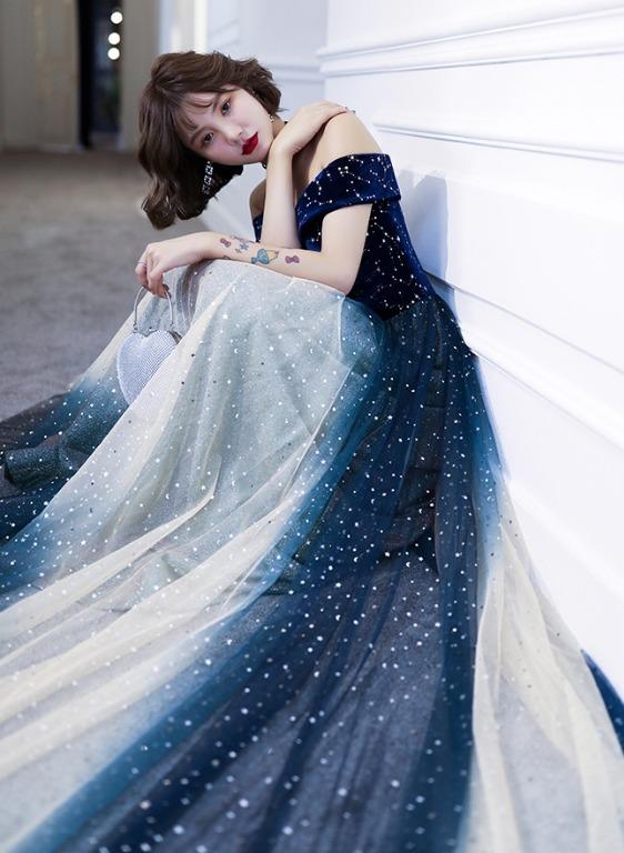 Galaxy wedding discount dress