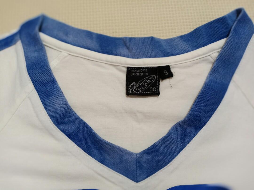 Preloved Shirt Lee Pipes (Category: Others Tops) located in Quezon City. Submitted by declutteringexcess (Listing ID 282554821, Image 3). Description: Still in excellent condition Medyo faded lang sa blue lining as seen n photo Print and color is still excellent Rfs: decluttering closet Sf 75 within metro.