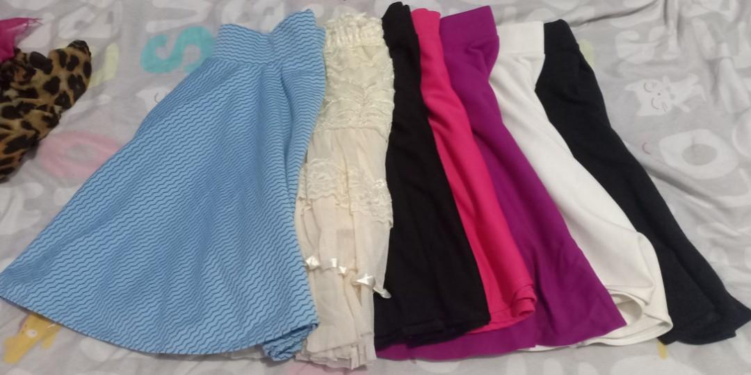 Preloved skater skirts (Category: Skirts) located in Manila. Submitted by hotflower13 (Listing ID 282519879, Image 2). Description: 7 pcs preloved skater skirts Nakastock lng sa cabinet bawas gamit po. Please manage your expectation. Thank you!!! RFS: Decluttering.