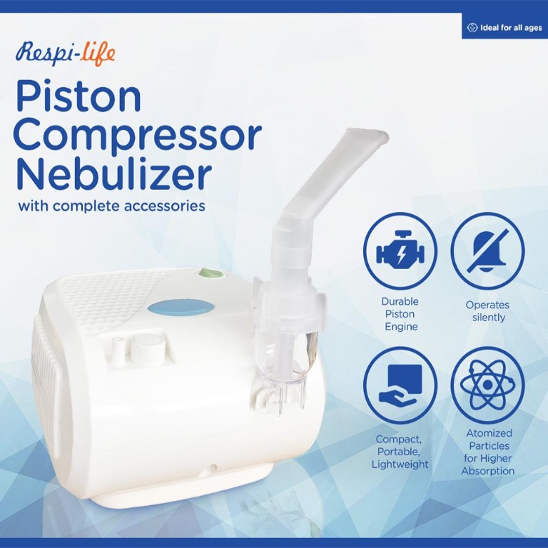 Respi-Life Mini Compressor Nebulizer (w/ Complete Accessories) NEW ...