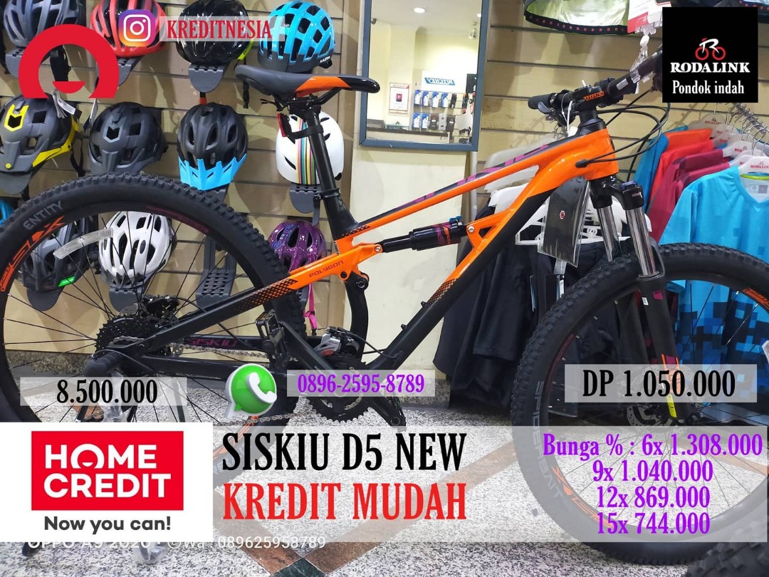 SEPEDA POLYGON SISKIU D5 NEW BISA KREDIT BUNGA 0% TANPA KARTU KREDIT