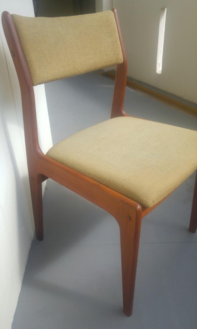 Set Of 4 Teak Chairs By D Scan Furniture Tables Chairs On Carousell