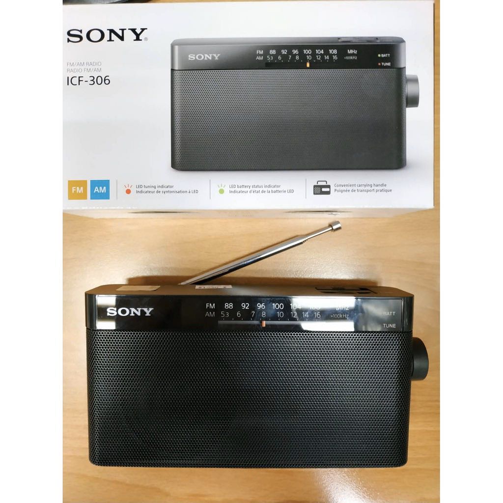 Sony ICF-306 收音機DSE專用行貨一年保養實舖, 音響器材, 音樂播放裝置