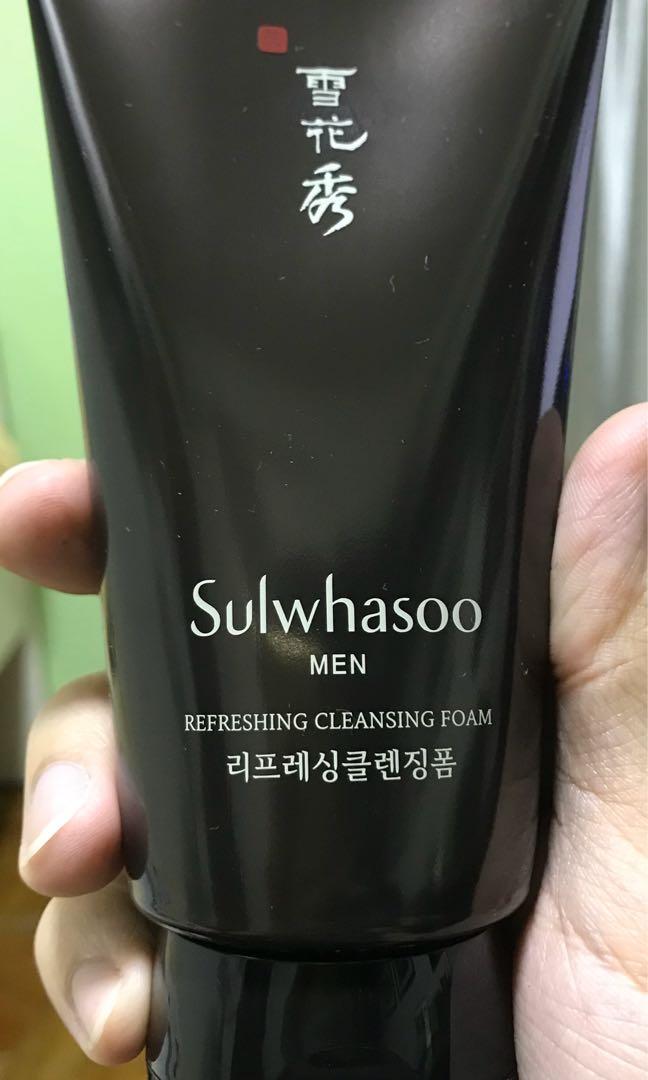 sulwhasoo men refreshing cleansing foam