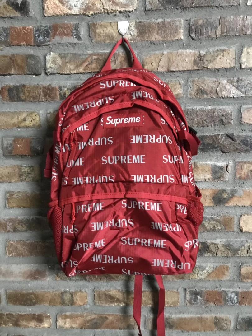 Fw16 supreme backpack top