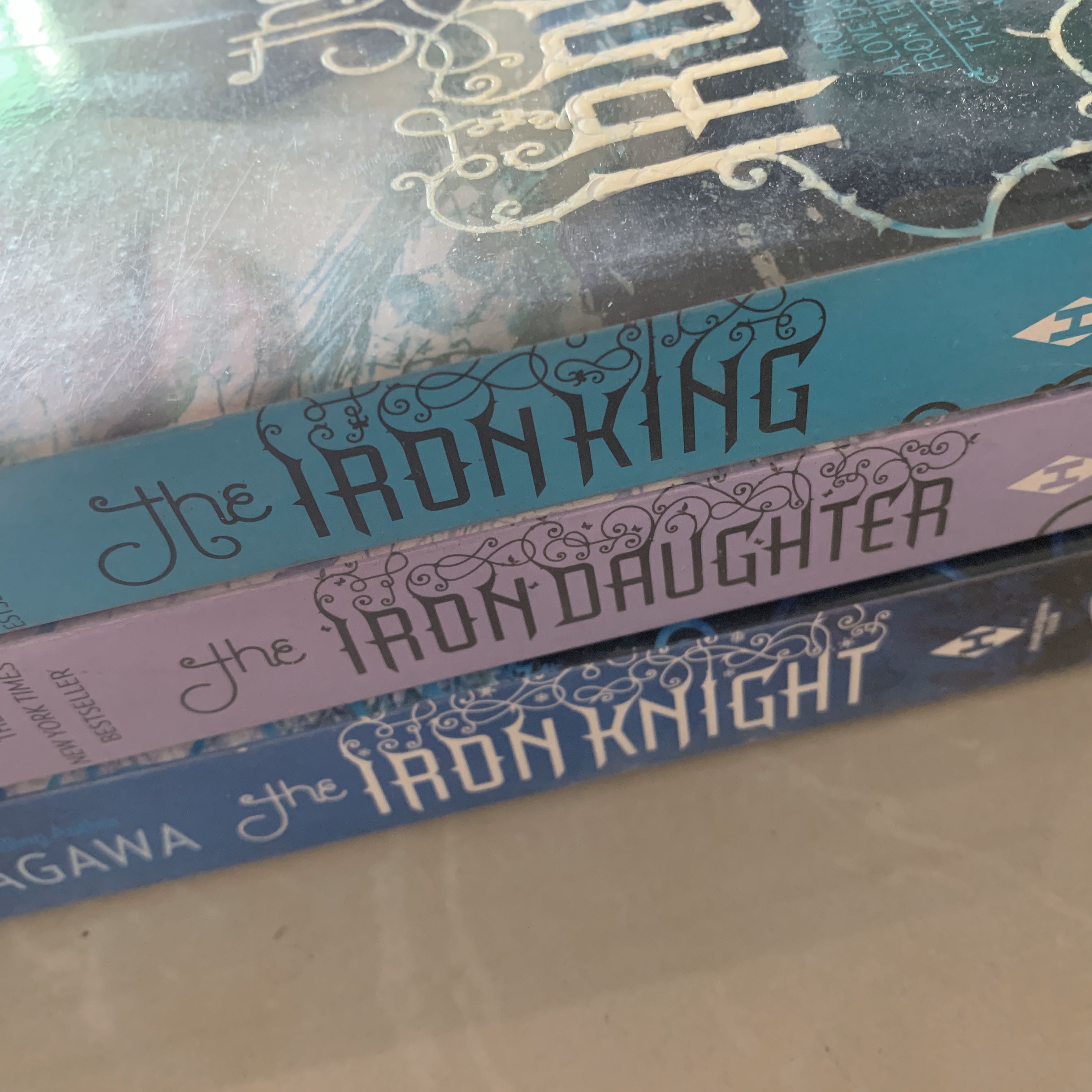 THE IRON FEY THE IRON KING THE IRON DAUGHTER THE IRON KNIGHT BY JULIE