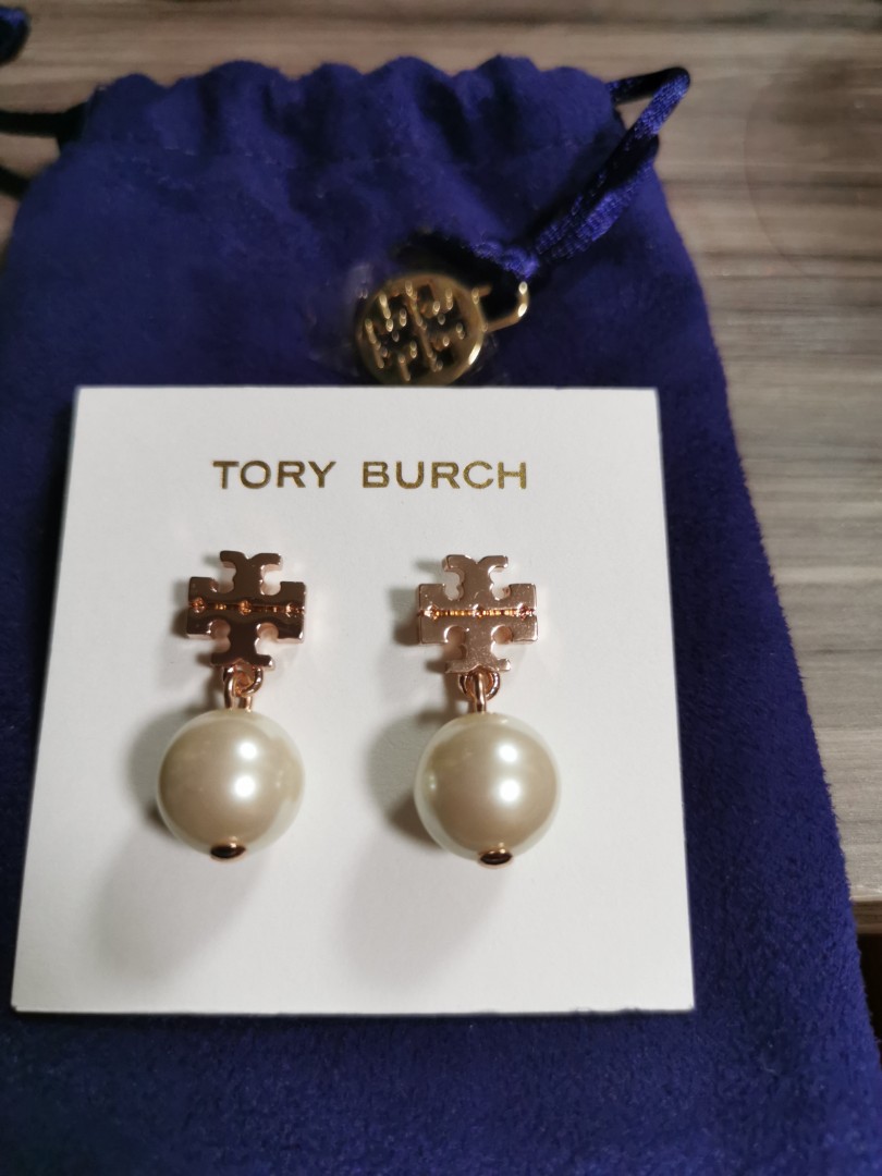 Tory Burch Pearl drop Earrings, Women's Fashion, Jewelry & Organisers,  Earrings on Carousell