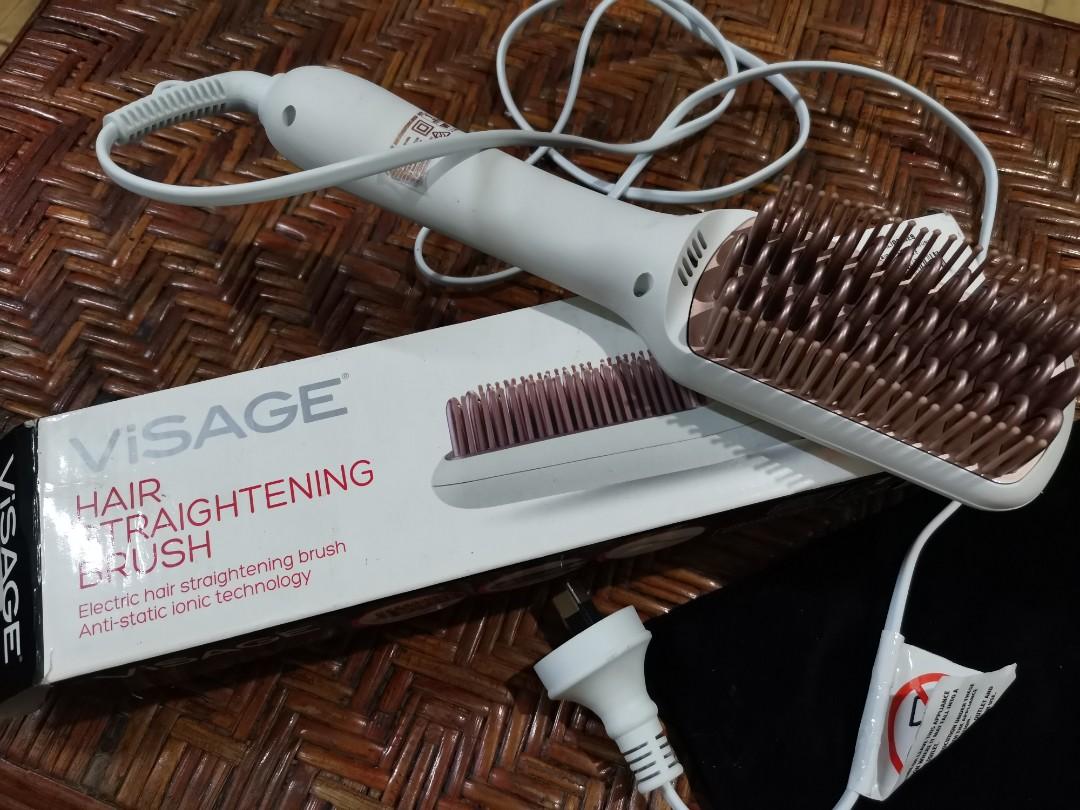 Visage Hair Straightening Brush, Beauty & Personal Care, Hair on Carousell