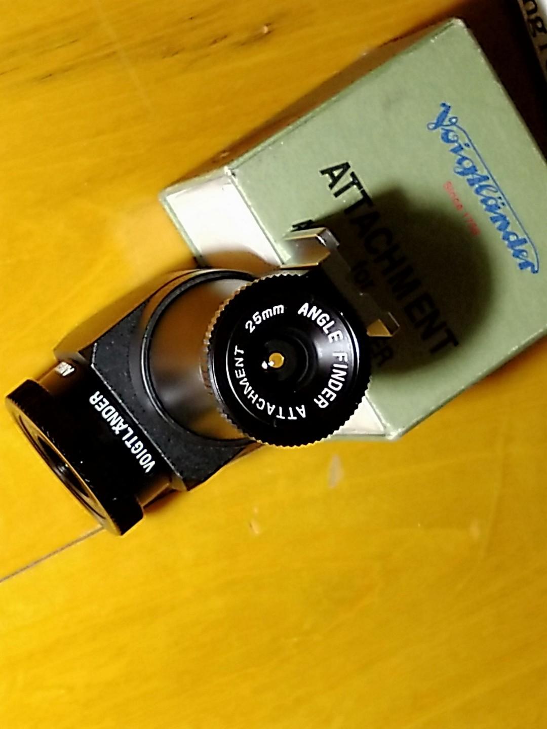 Voigtlander Angle Finder 6x6 with bag + 25mm attachment for